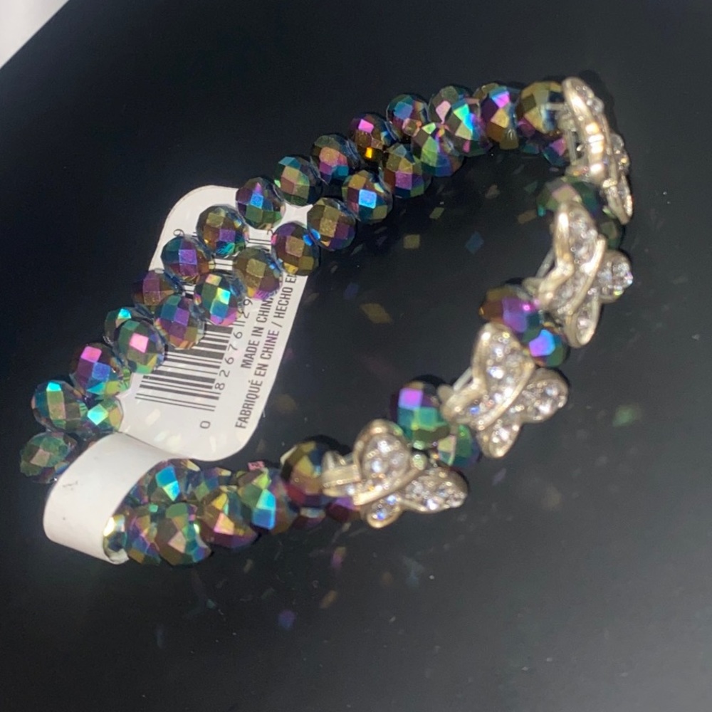 Beaded Butterfly 🦋 bracelet